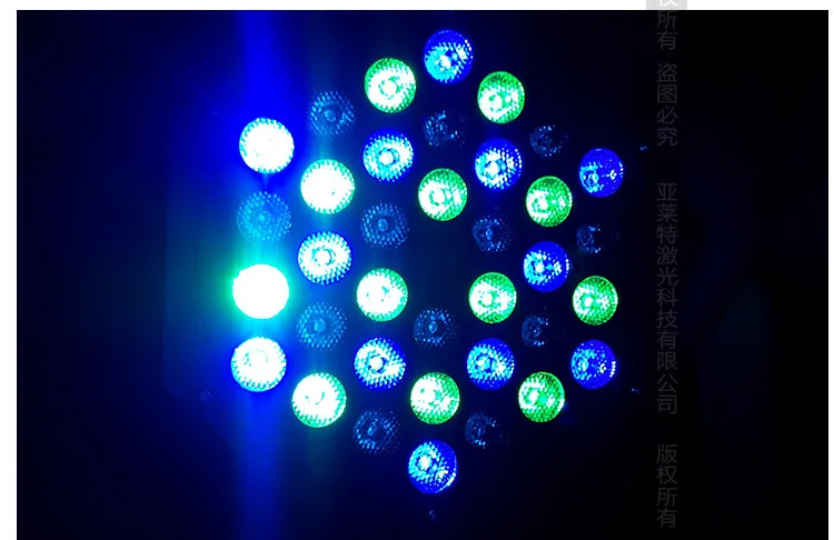 Tinhofire 36 Вт светодиодов сценическое освещение высокая мощность RGB светильник x512