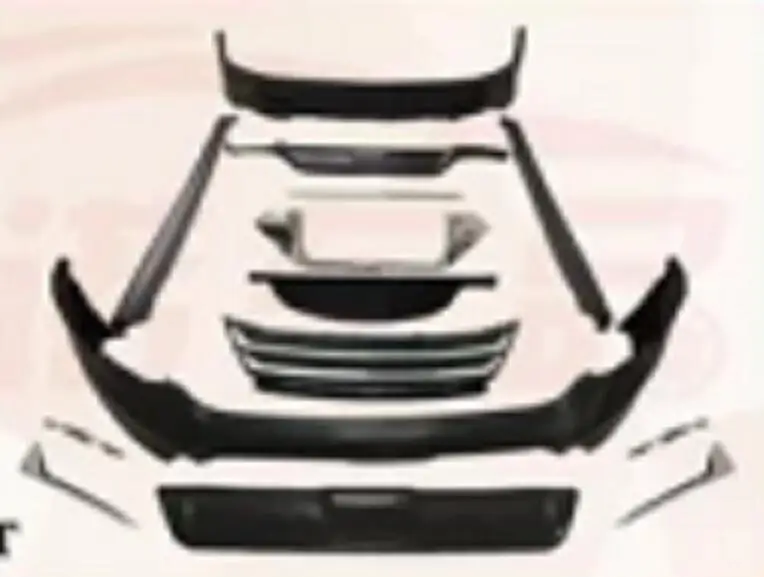 Передняя решетка для гонок боковая накладка на губы бампер TOYOTA HARRIER 2016 года