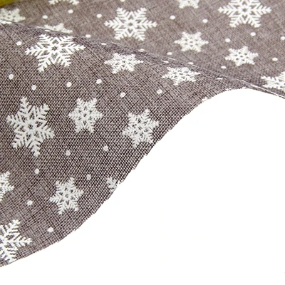 1PCS FOR 15X50CM ShuanShuo, имитация льняной ткани для украшения своими руками, новогодняя, Рождественская шляпа, сумка, колокольчик, кукольные Чулочные ткани, полметра, 150*50 см - Цвет: 1PCS FOR 15X50CM
