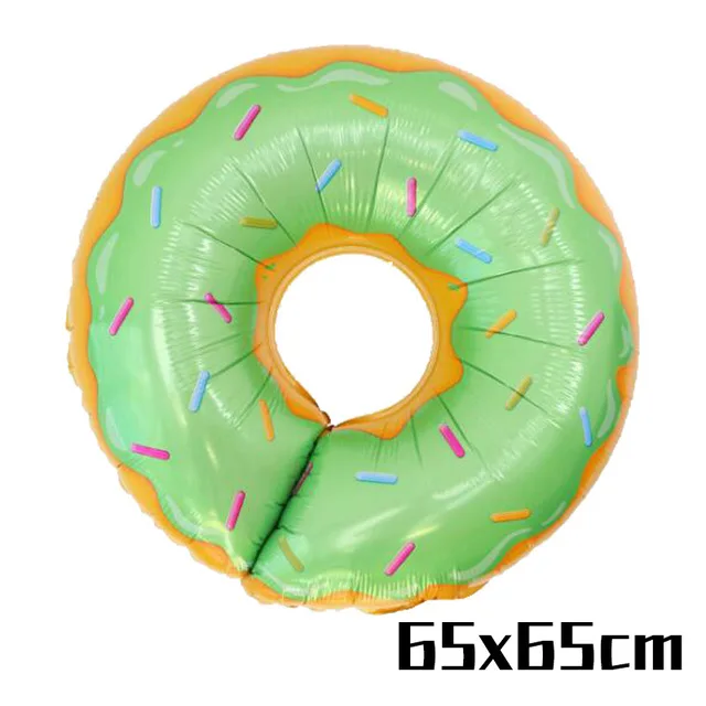 1pcs ballons 7 Вечерние принадлежности для пончиков, украшения для вечеринки в честь Дня Рождения, для малышей, для бургеров, мороженого, конфет, пончиков, воздушных шаров, гирлянда, свадебные сувениры - Цвет: 1pcs ballons 7