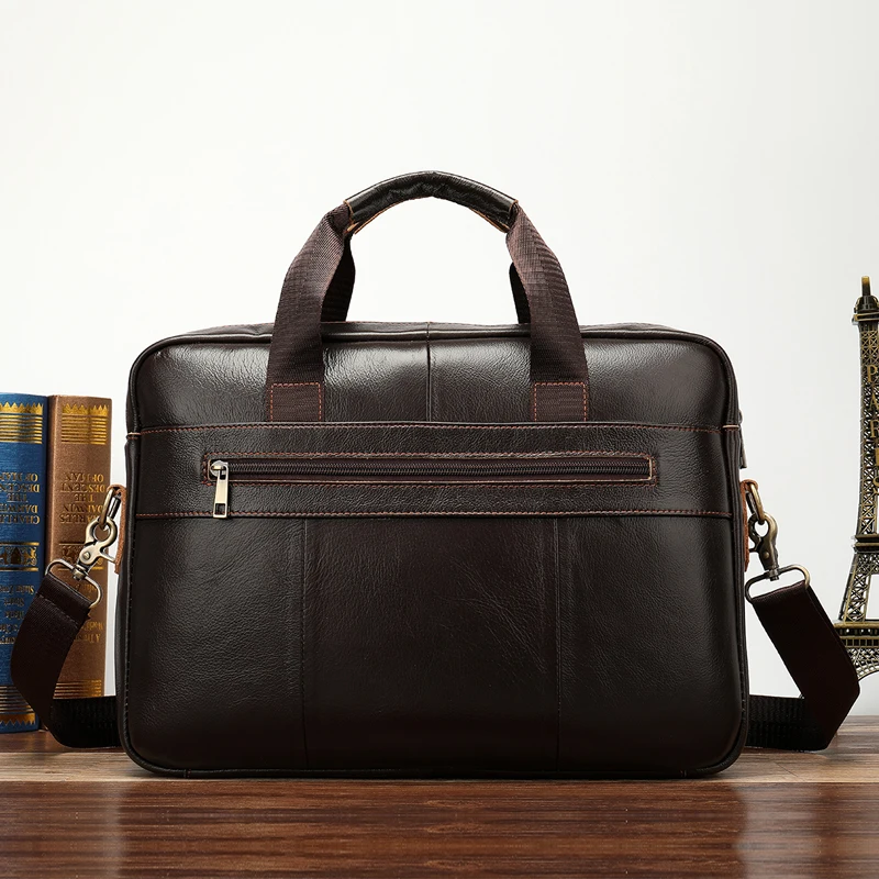 

WESTAL Genuine Leather Messenger Bag Men Shoulder Bag Casual Male man briefcases laptop Men's Crossbody bags for Men 1118