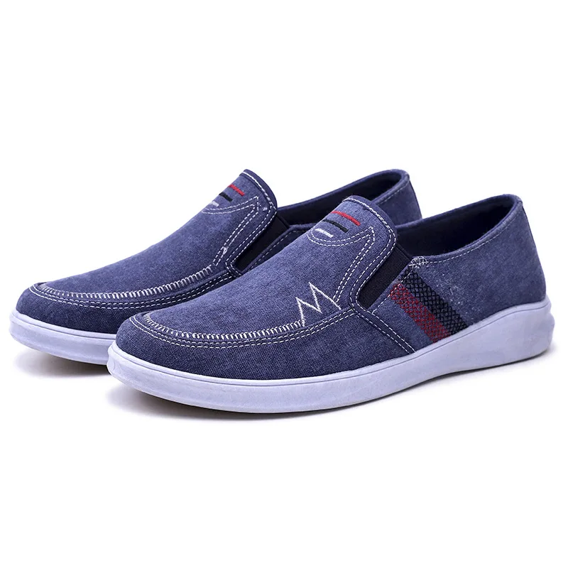 2019 New Canvas Shoes Men Breathable Casual Loafers Soft Comfortable Outdoor Flat for Male Chaussure Homme | Обувь