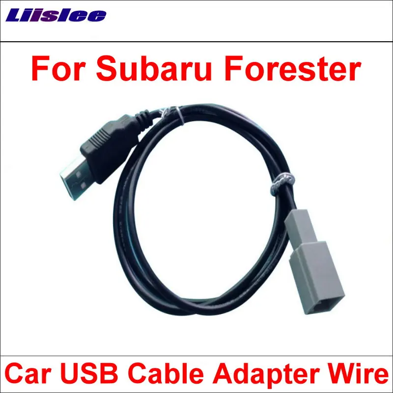 Оригинальные вилки к USB адаптеру Conector для Subaru Forester Автомобильное CD радио аудио