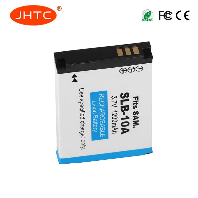 JHTC 1 шт. 1200 мА/ч SLB 10A запасная батарея для Samsung PL50 PL60 PL65 P800 SL820 WB500 WB550 HZ10W IT100 L100 L110 L200