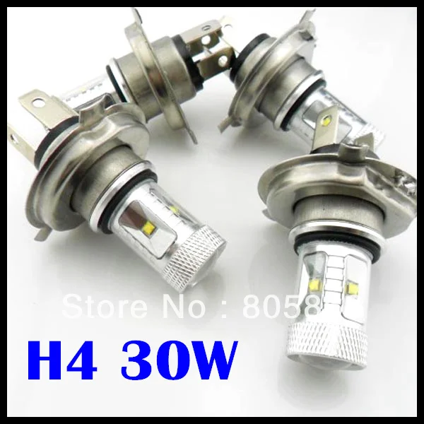 Бесплатная доставка! Высокая Мощность 30 Вт H4 светодиодный H7 H11 cree чип XB-D