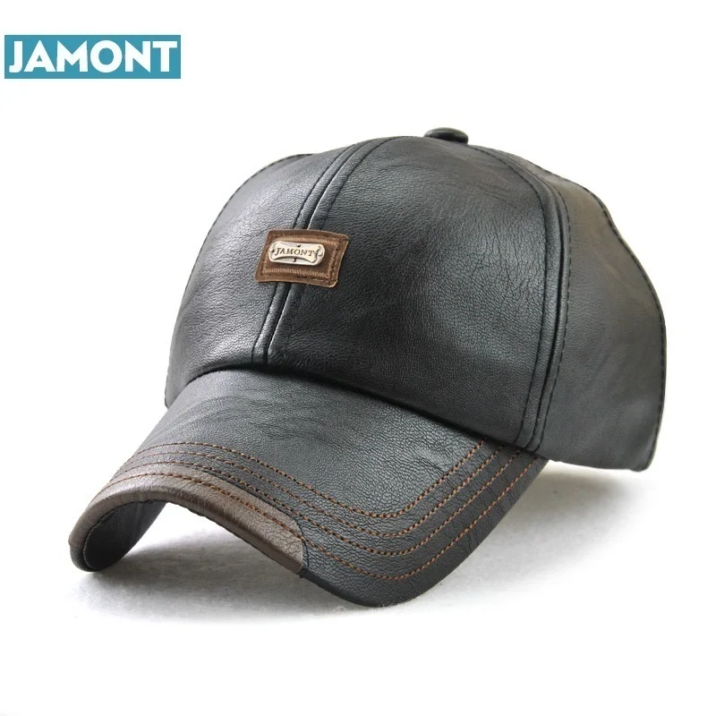 Простые новые мужские бейсболки женские кожаные Casquette брендовые регулируемые