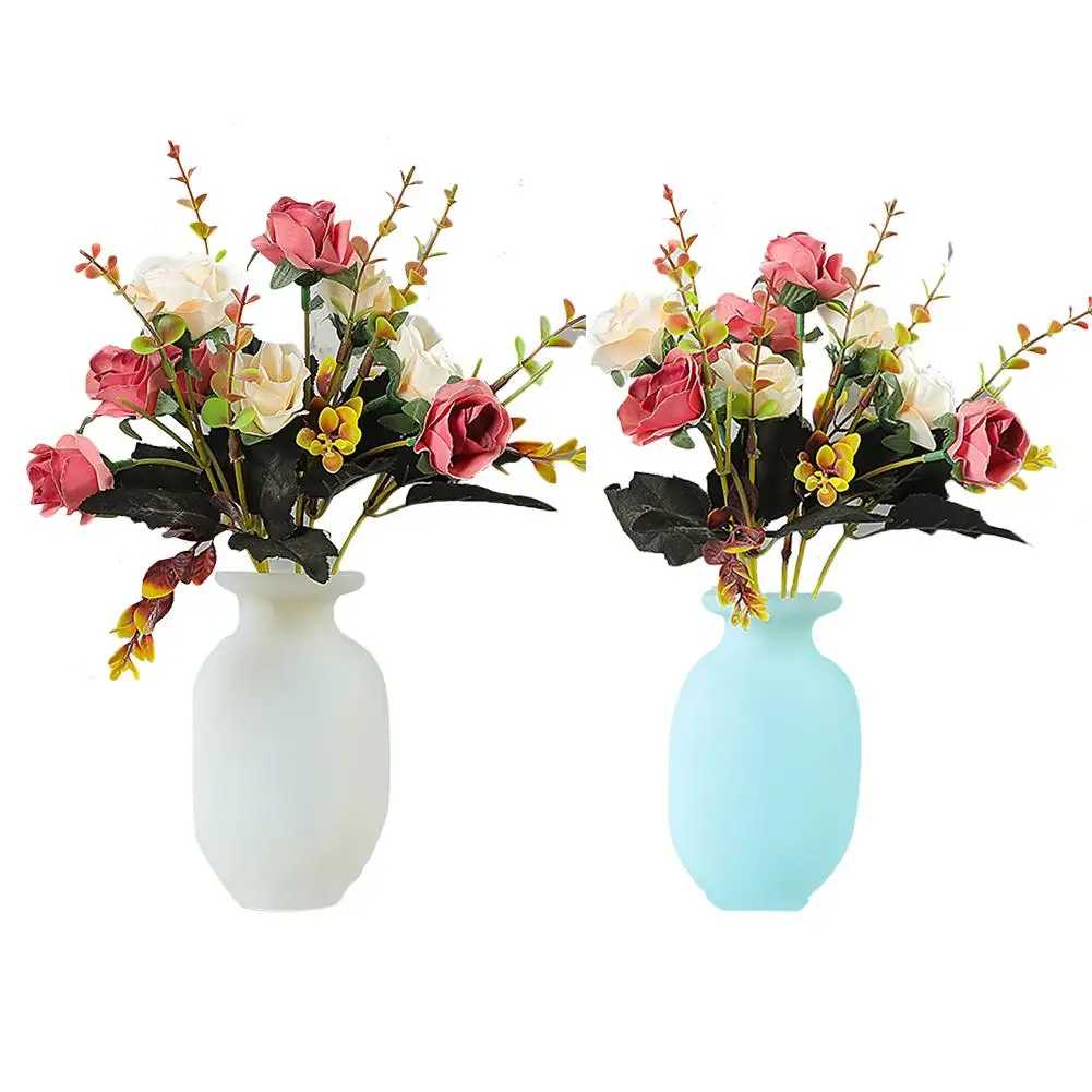 1 шт. простые и современные силиконовые Цветочные Бутылки настенные Вазы Бутон
