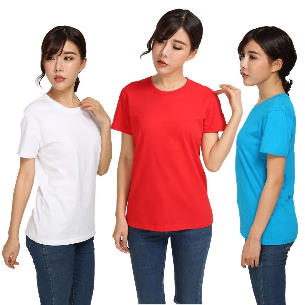 Комплект из 3 предметов модные 2019 женские футболки однотонные летние топы с