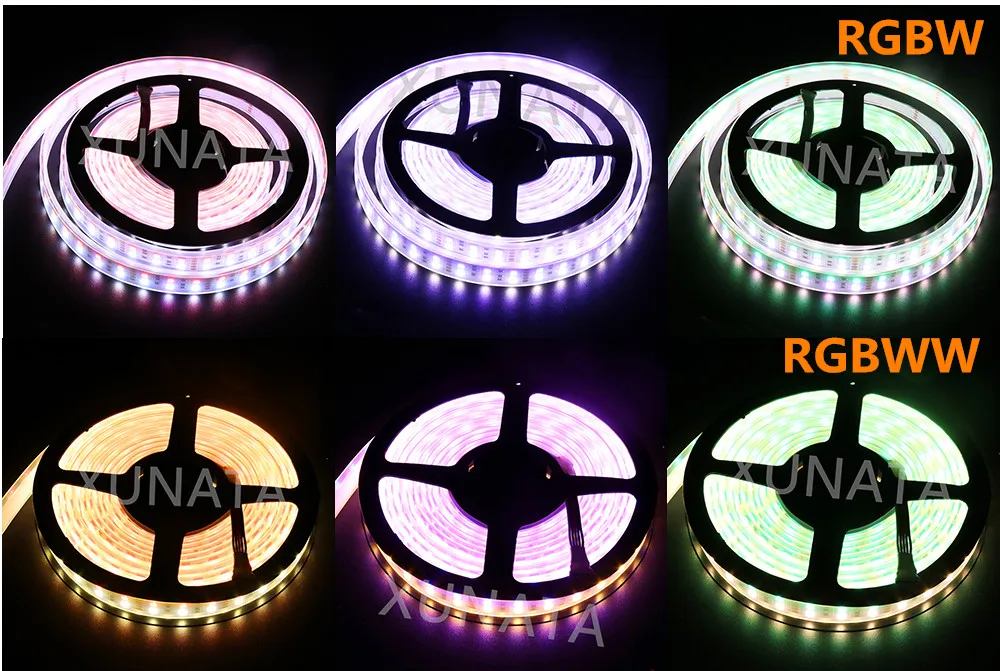 5050 Светодиодная лента Водонепроницаемая 12 В 24 в RGB RGBW RGBWW светодиодный светильник 60 Светодиодный s/m 120 светодиодный s/m гибкая лента светодиодный светильник 5 м