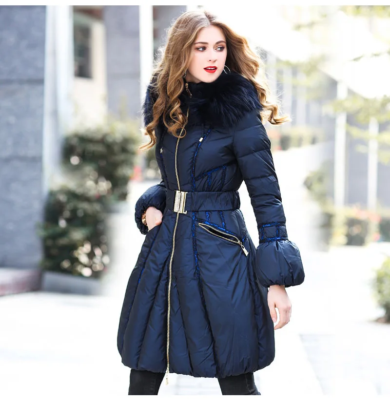 

Royal Raccoon fur 2021 Winter Jacket women down jackets women's duck down coat Parka womens outerwear duck down overcoat brand