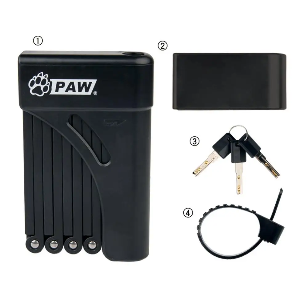 

Folding Lock Mountain Bike Road Bicycle Wheel Tire Lock