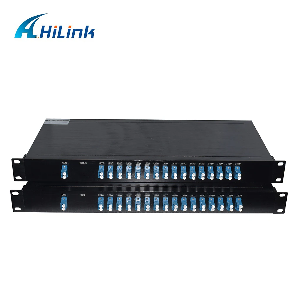 1 комплект! Оптоволоконное волокно 1270 ~ 1610 нм 16 Каналов CWDM MUX/DEMUX 19'U/LGX/ABS посылка