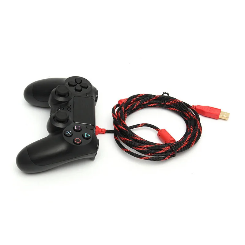 Высокоскоростной беспроводной контроллер для PS4 Dualshock 4 300 см 10 футов с Micro USB на 2