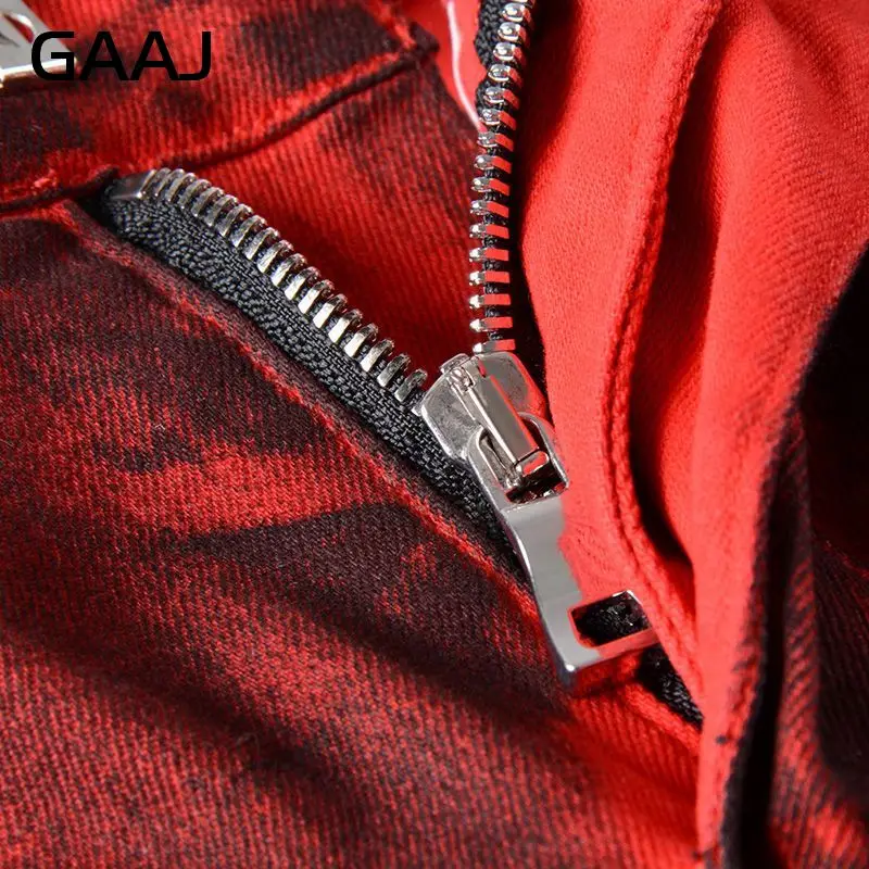 Красные сетчатые потертые джинсовые мужские шорты Карго Модные короткие джинсы