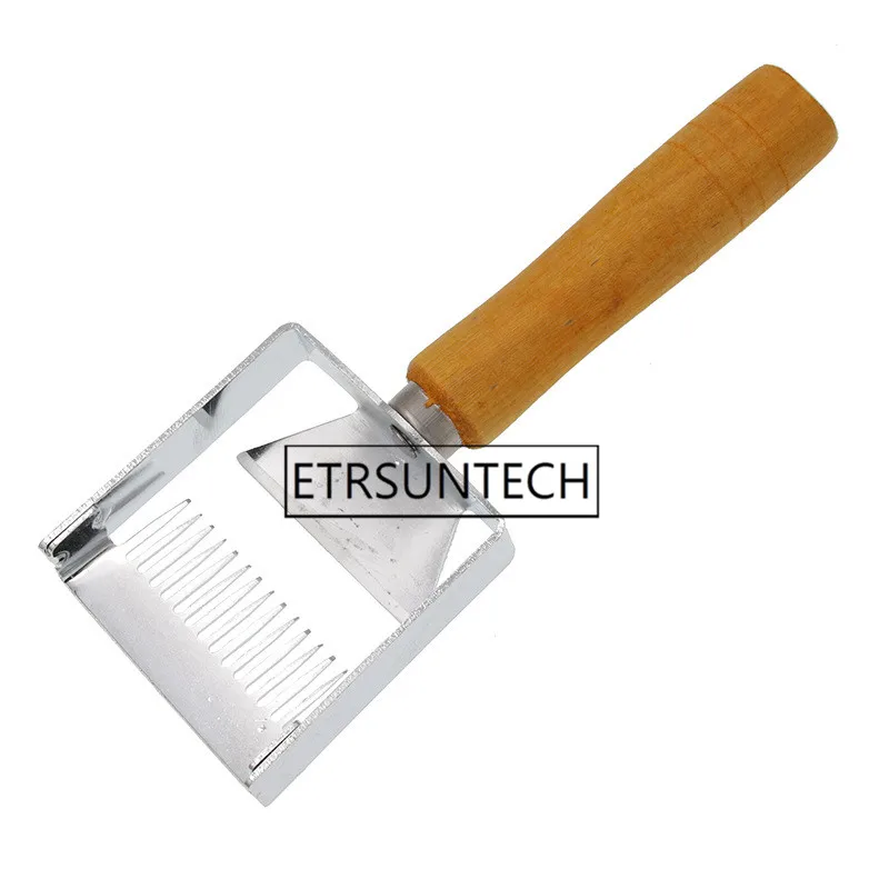

30pcs Apiculture Uncapping Fork Iron Honeycomb Honey Scraper Wooden Handle Apicultura Equipment Beekeeping Tools