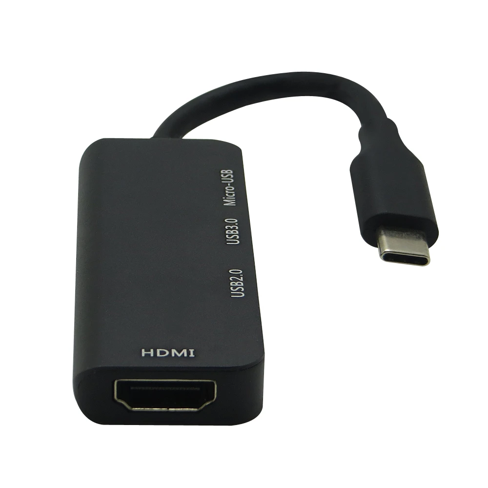 4 в 1 комбинированный концентратор USB 3 типа C для 1080P HDMI Micro адаптер Macbook Samsung S9 S8 NOTE 9