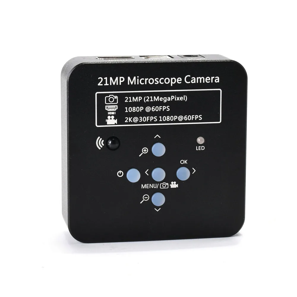 21MP промышленный микроскоп камера комплект HDMI USB 180X C mount зум объектив 60 LED свет с 8