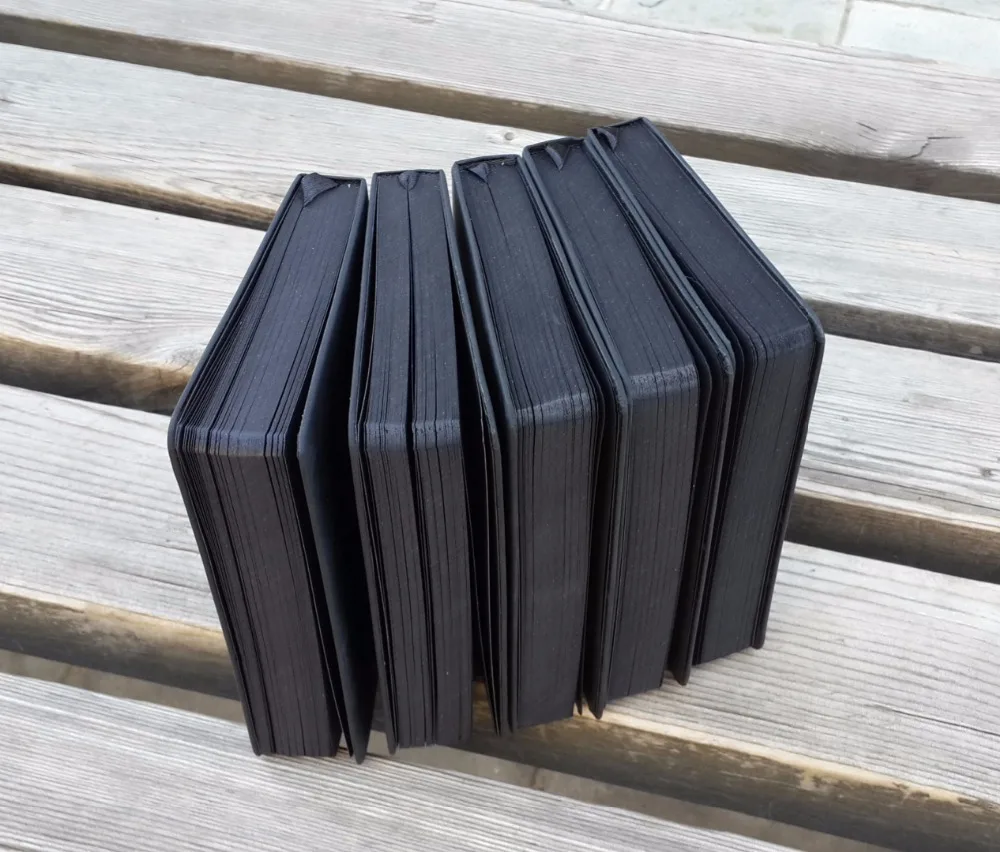 A5/A6 черный пустой Тетрадь блокнот Бумага эскиз книга WJ XXWJ280 |Записные книжки| |