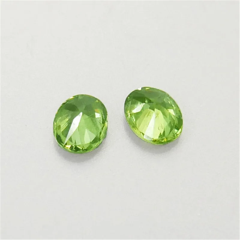 0 79 карат одна пара натуральный редкий зеленый Demantoid гранат незакрепленный