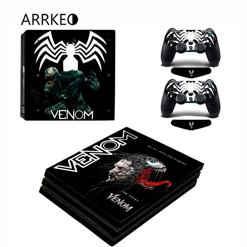 ARRKEO We Are Venom виниловая Защитная крышка PS4 Pro наклейки на кожу для Sony PlayStation 4 Консоль