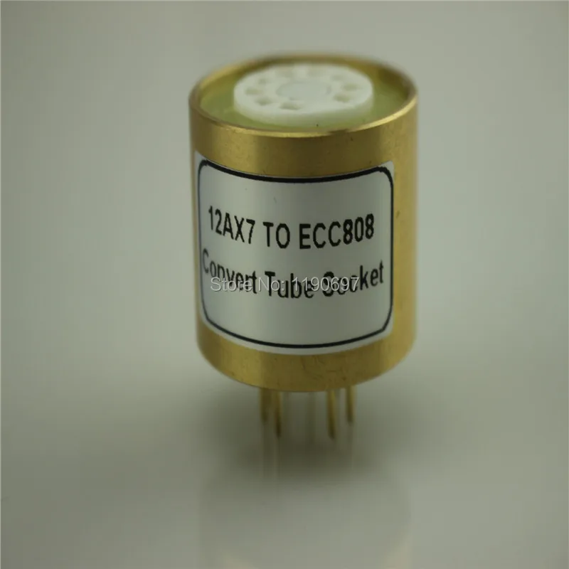 1 шт. 12AX7 ECC83 (12AU7) (сверху) в ECC808 (снизу) 9 контактов трубка DIY звуковая вакуумная