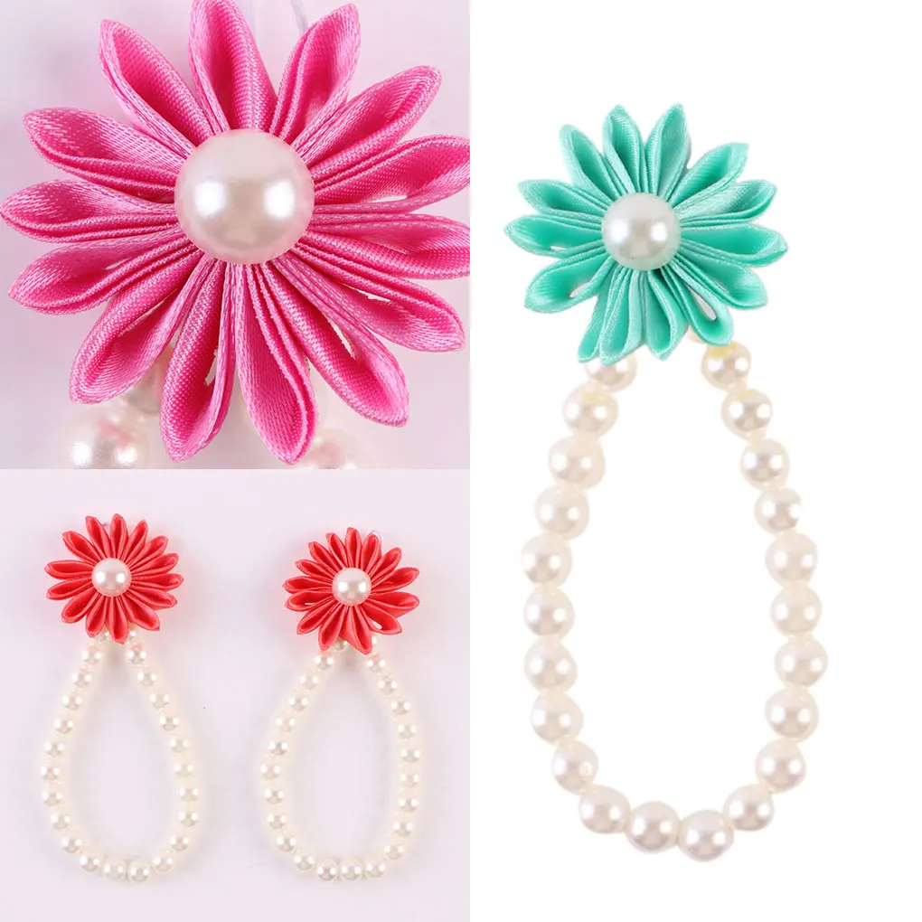 Браслеты на ногу с искусственным жемчугом для младенцев цепочка ступней малышей