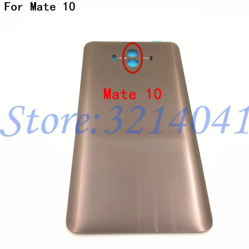

Новая задняя крышка батарейного отсека для Huawei Mate 10 и Mate 10 Pro, стеклянная задняя крышка батарейного отсека, запасные части с логотипом