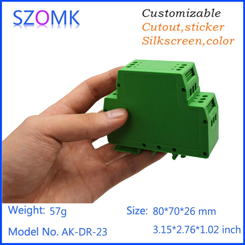 Szomk abs пластиковая коробка корпус Электронный din-рейка управления plc