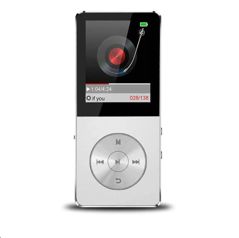 Динамик из сплава металла mp4 плеер 16 Гб HIFI без потерь звук музыка mp3 музыкальный FM