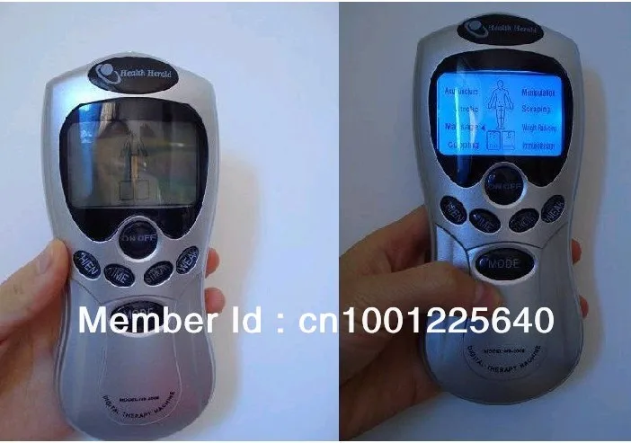 Горячие Десятки Акупунктура Цифровая терапия машина + массажные тапочки четыре