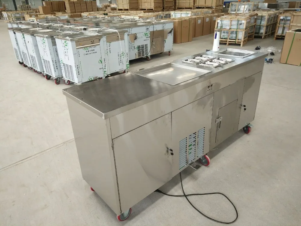 Новинка 2019 стильная одноместная круглая сковорода с раковиной и холодильником