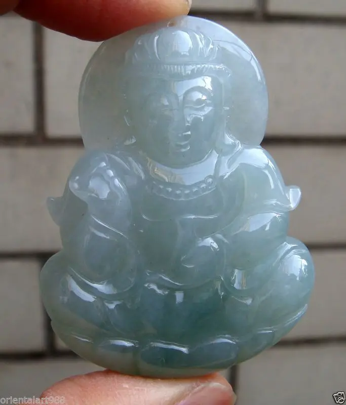 100% Природных Необработанных Жирной Зеленый Ледяной Жадеит Нефрита Гуаньинь