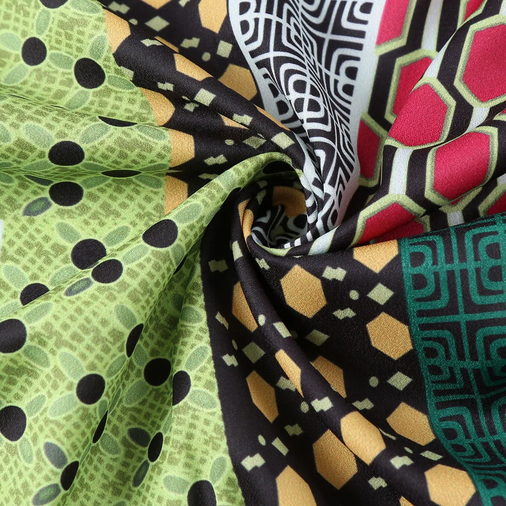 MAXIORILL Новое винтажное модное женское свободное платье без рукавов с круглым вырезом и неровным принтом Ретро Повседневное платье T3