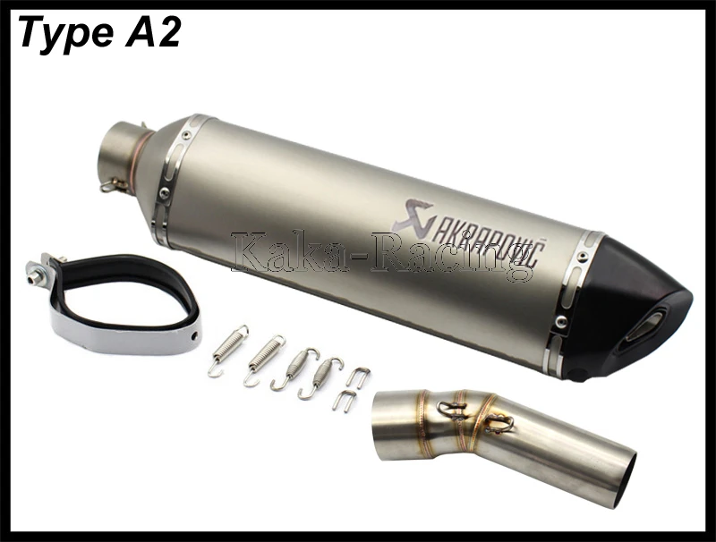 Для BMW F650GS F700GS F800GS F800R akrapovic мотоцикл глушитель 570 мм скольжения на систему средней