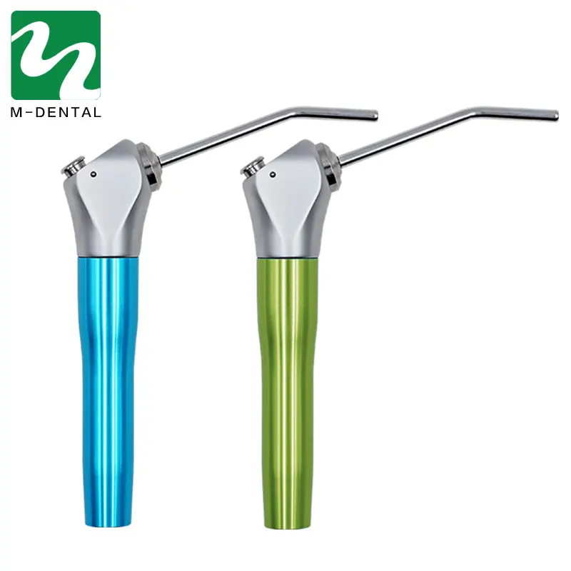 1 Set Dental Air Wasser Spray Triple 3 Weg Spritze Handstück + 2 Düsen Tipps Rohre Für Dental Lab Blue/grün Erhältlich