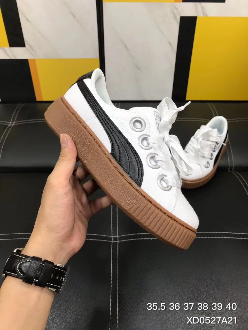 PUMA Новое поступление 2018 Puma Лена упрощенный сдобы холст обновления бадминтон