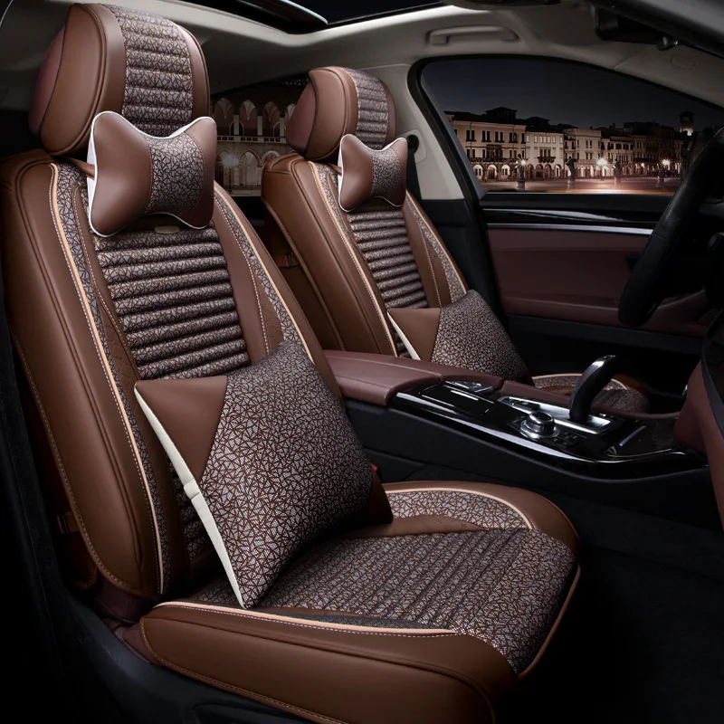 

TO YOUR TASTE auto accessories universal luxury leather car seat cushions for KIA SPORTAGE-R Pegas Cadenza K7 shuma carens safe