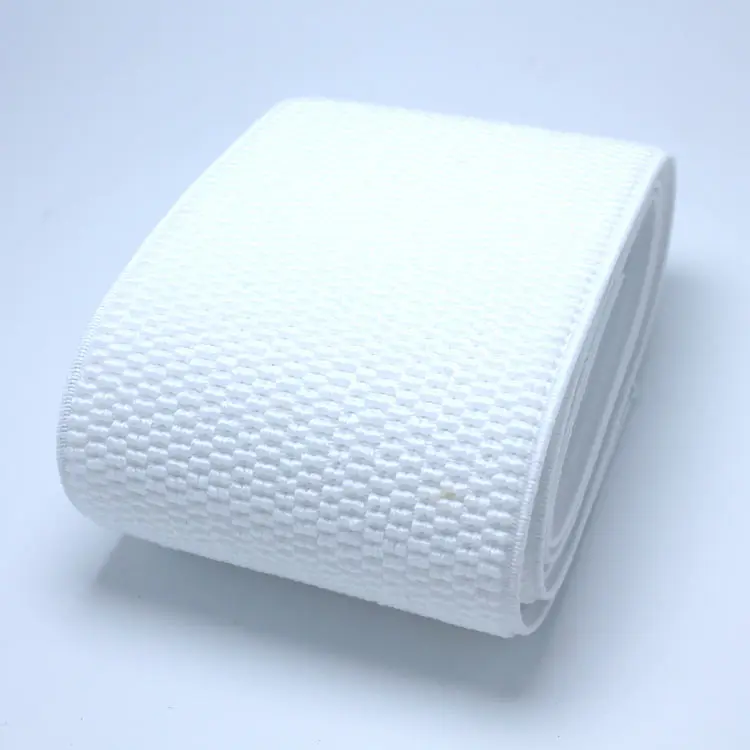 white 6 см в ширину, высокое качество, прочные штаны, юбка, пояс, цветная эластичная лента/саржевая эластичная лента, латексная эластичная лента, резинка - Цвет: white