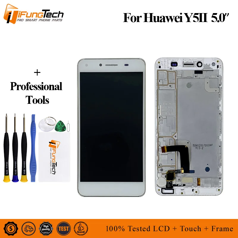 ЖК дисплей для Huawei Y5 2 с сенсорным экраном и дигитайзером в сборе рамкой 5 0 дюйма II