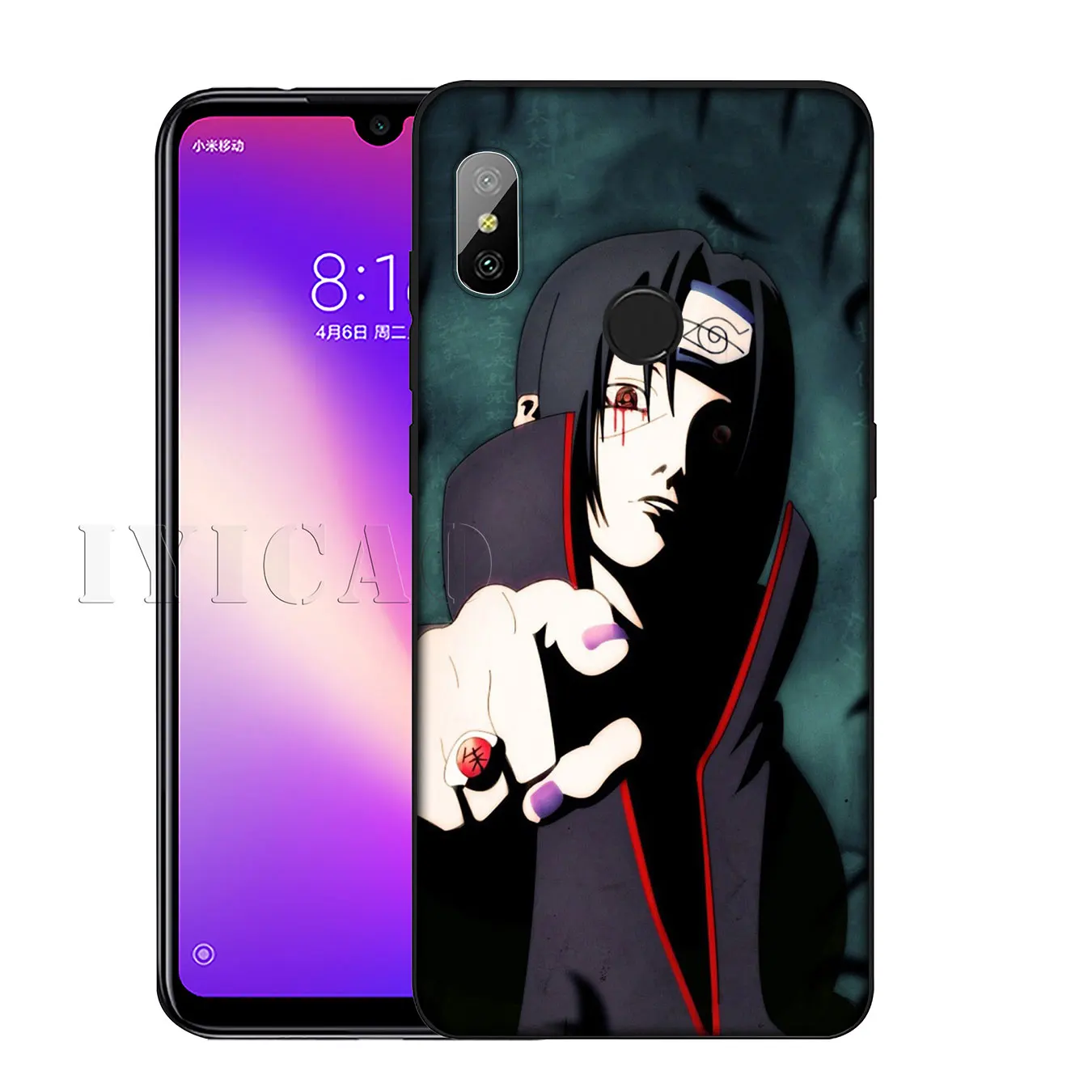 IYICAO Japanese Anime NARUTO Itachi Soft Silicone Case for Xiaomi Redmi K30 K20 8A 7A 6A 5A S2 GO Note 8 8T 7 5 6 Pro Cover |