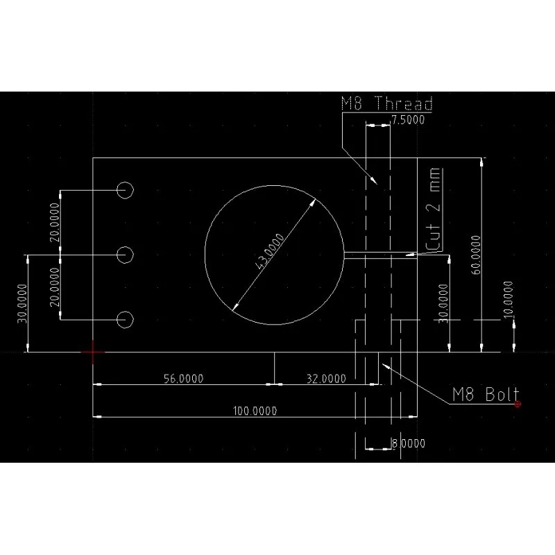 Крепление шпинделя для Kress FME 1050/FME 1050 1/FME 800|Детали и аксессуары 3D-принтеров| |