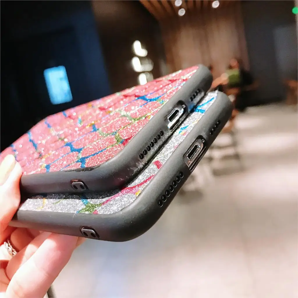 Роскошный бриллиант для huawei Y9 Y7 Prime 2019 2018 Honor 8C 8X 7X 7C 10 Lite P30 Pro Коврики 20 SE Nova 4 3 3i