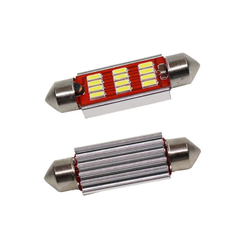 31 мм 36 39 42 C5W C10W CANBUS без ошибок автомобильный фестонный свет 12 SMD 4014 LED