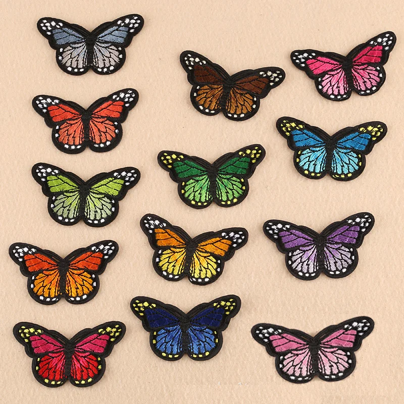 

1pcs Mix Butterfly Patches for Clothing Iron on Embroidered Sew Applique Cute Patch Fabric Badge Garment Apparel Accessories-37