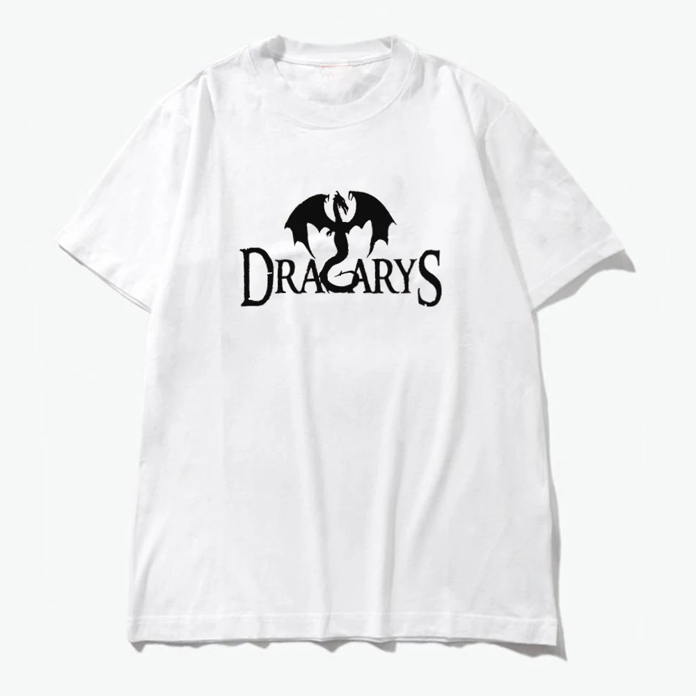 2019 летняя хлопковая Футболка Harajuku эстетика Женская Сексуальная Dracarys с логотипом