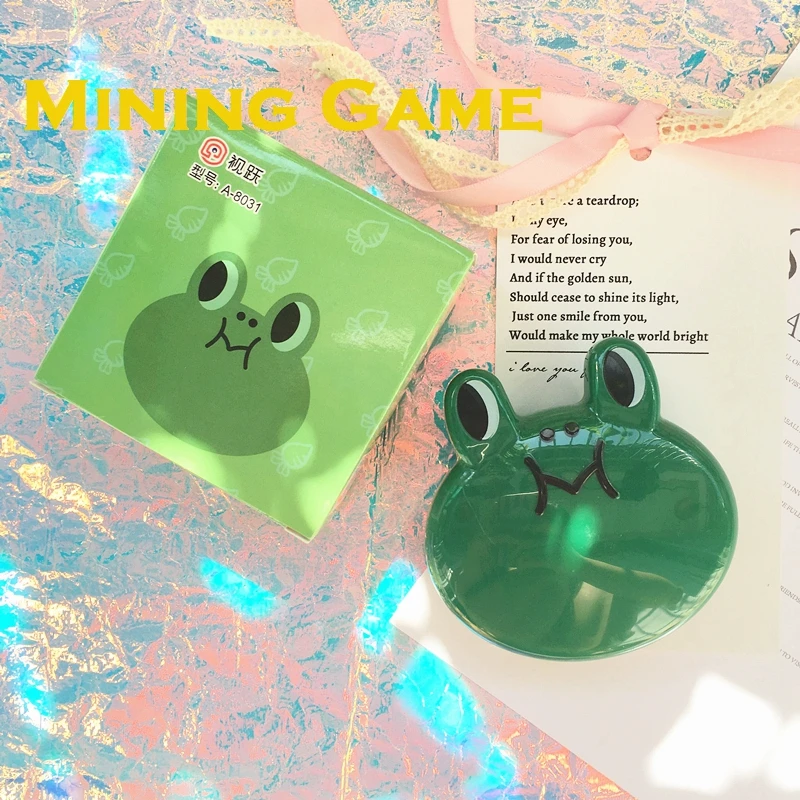 Cartoon Frog Prince Them Contact Lens Case Beauty Eye box Toy Lovely DIY Birthday Party Decoration Supplies Kid Gril Friend Gift | Дом и сад