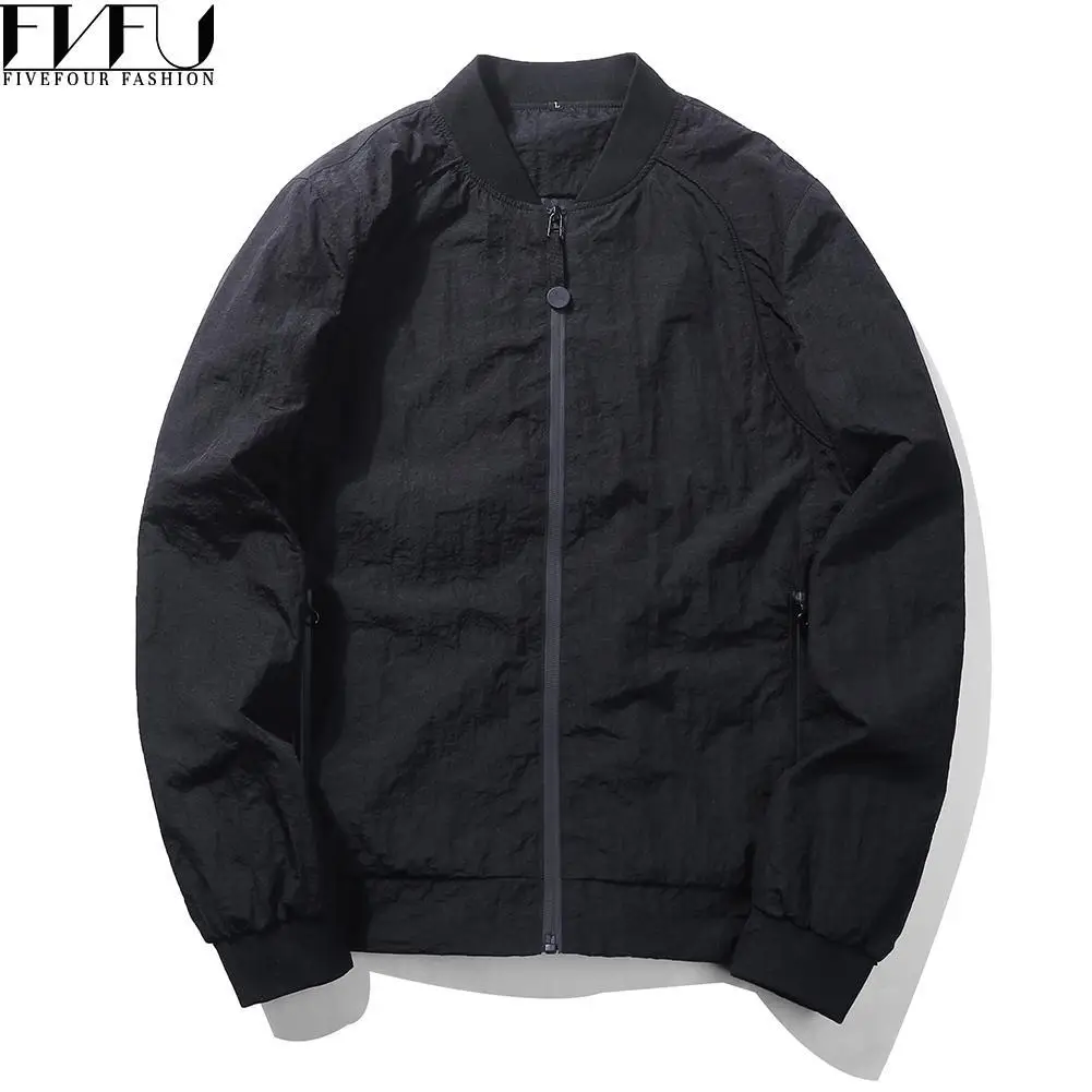 Мода 2017 г. Осень Повседневная куртка Для мужчин одноцветное Цвет брендинг oversize