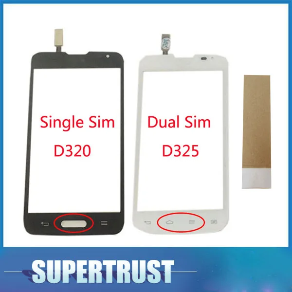 Дигитайзер сенсорного экрана 4 5 дюйма для LG L70 с одной Sim картой D320 D321 переднее