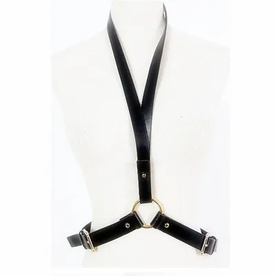 Регулируемый кожаный ремень для мужчин и женщин с тонким ремешком бондажа на