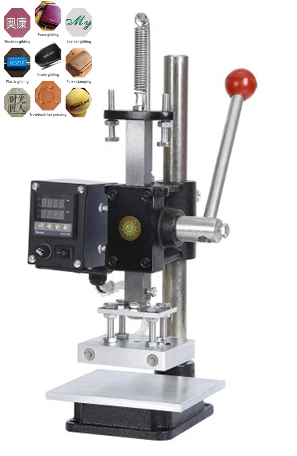 

Hot foil stamping machine manual bronzing for PVC card leather paper
